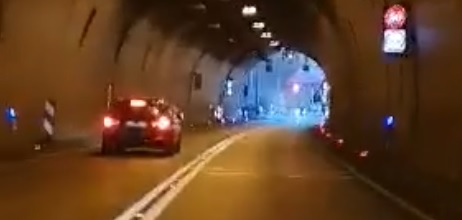 Vožnja Učka tunel