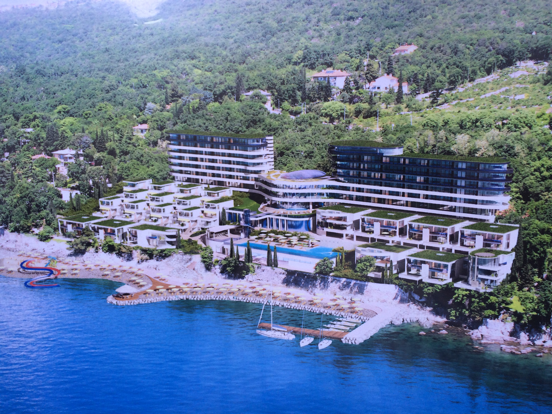 Render riječkog hotelskog kompleksa Costabella