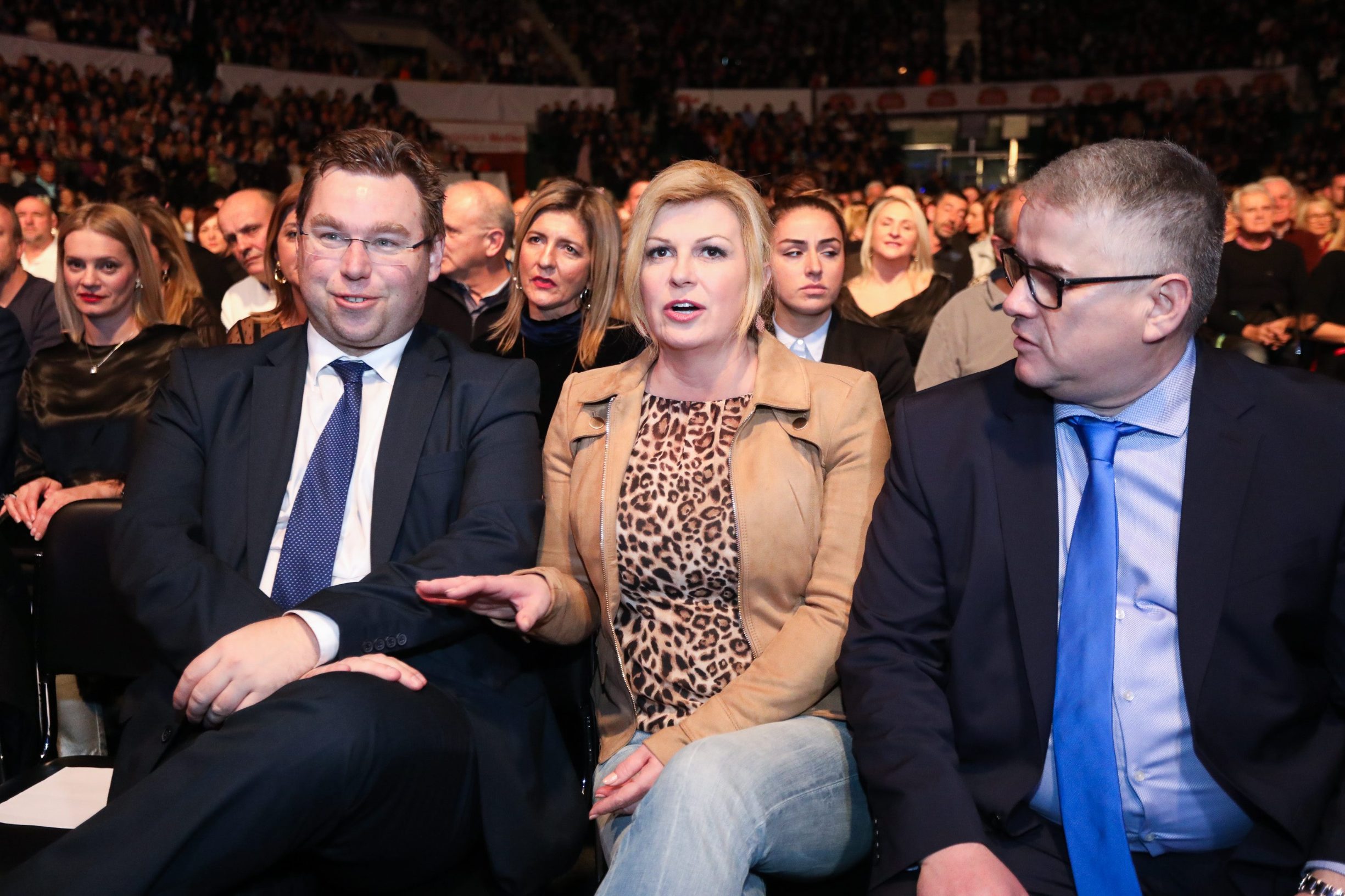 Marko Pavić, Kolinda Grabar Kitarović i Zvonimir Sunara