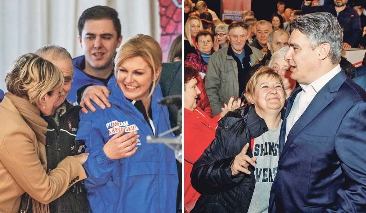 Kolinda Grabar-Kitarović; Zoran Milanović