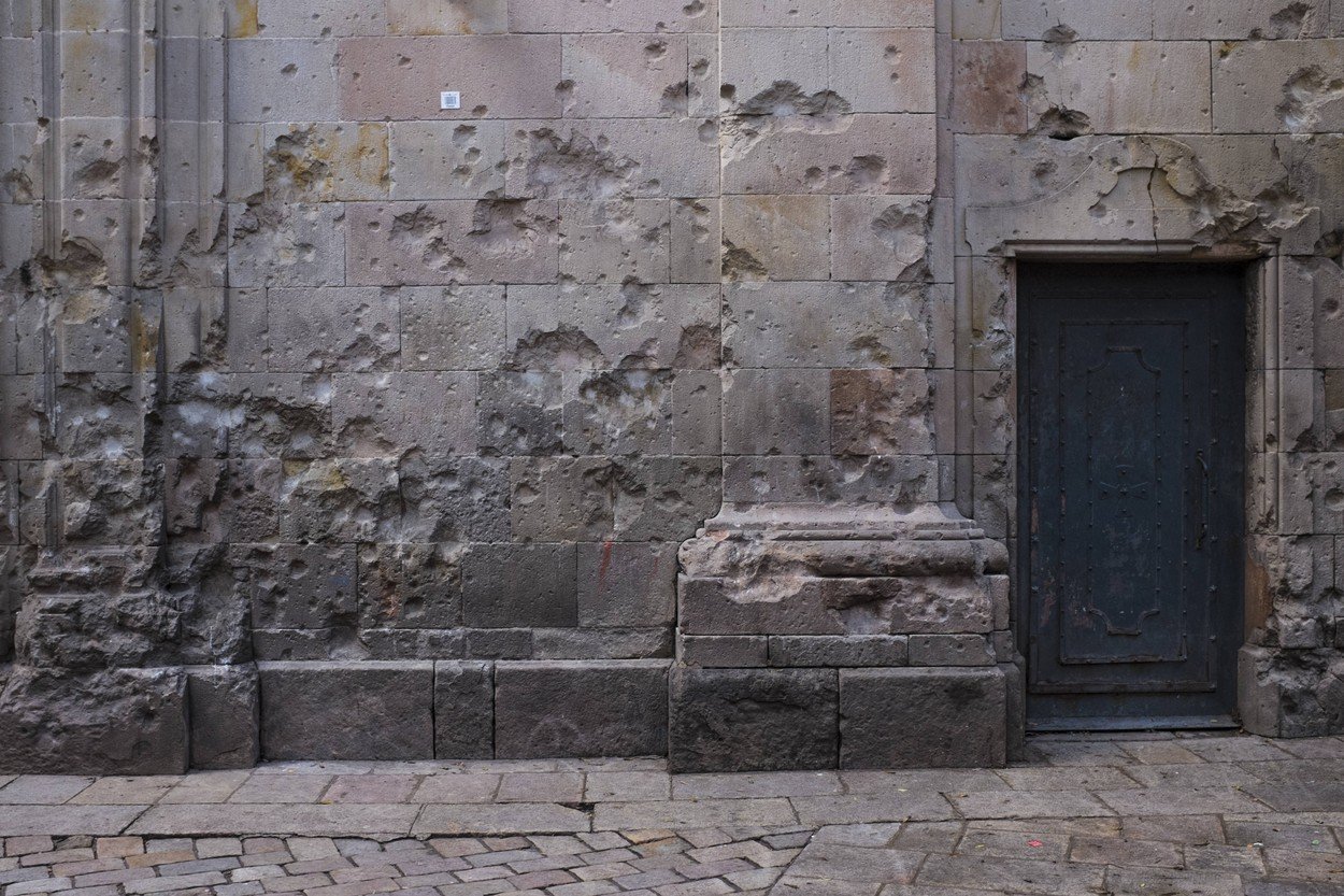 Tragovi ratnih šrapnela u Barceloni