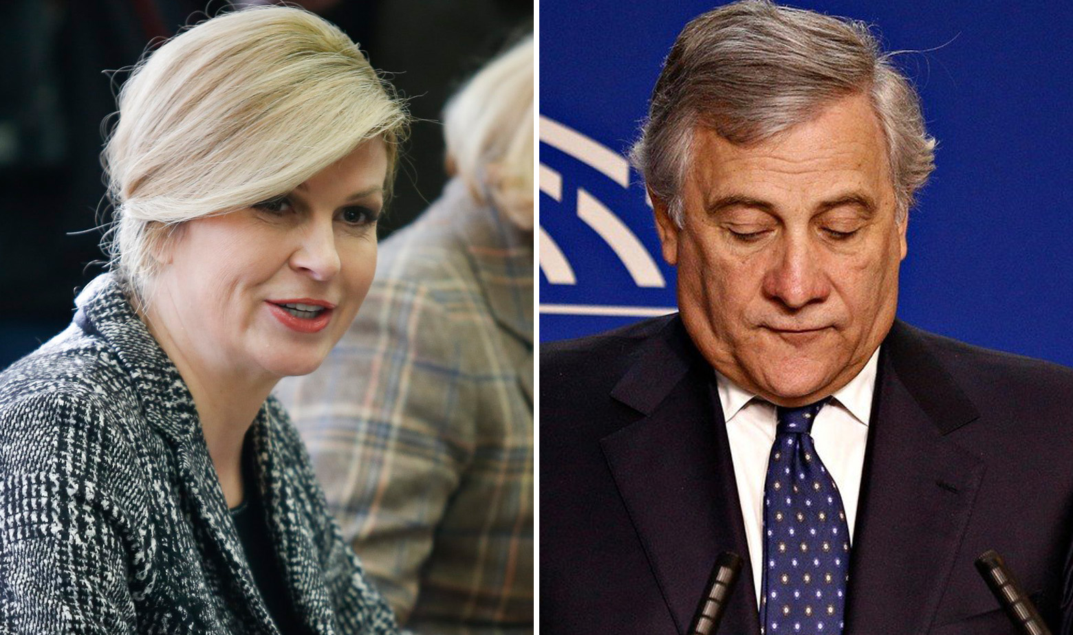 Kolinda Grabar Kitarović i Antonio Tajani