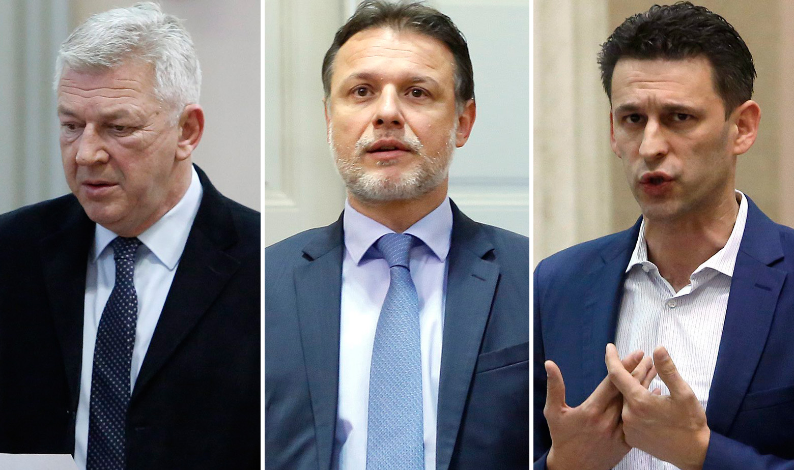 Ranko Ostojić, Gordan Jandroković i Božo Petrov