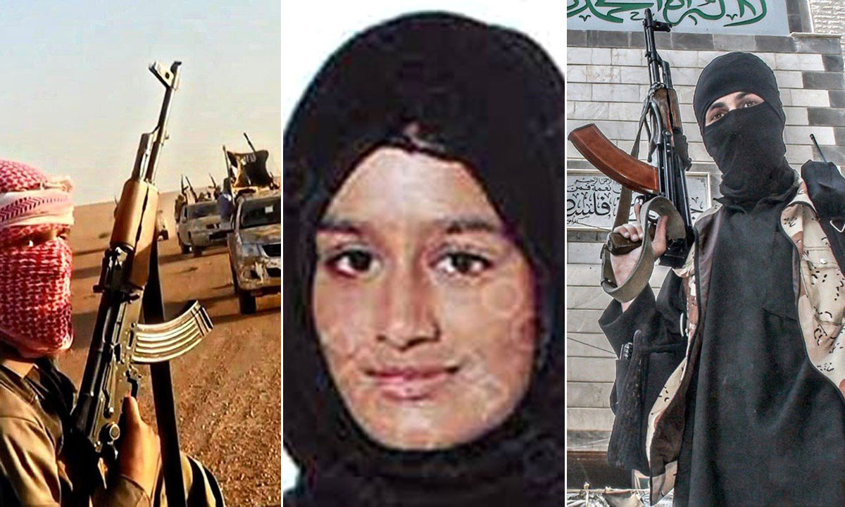 Shamima Begum (u sredini)
