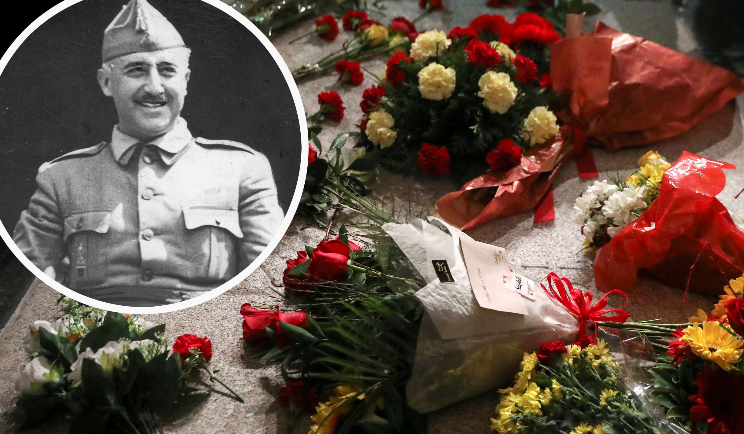 Francisco Franco (u krugu)