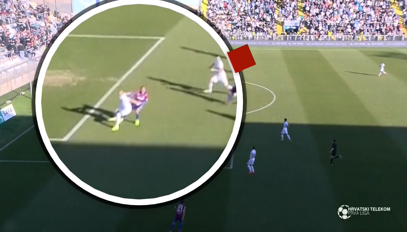 Hajduk - Rijeka 14. minuta