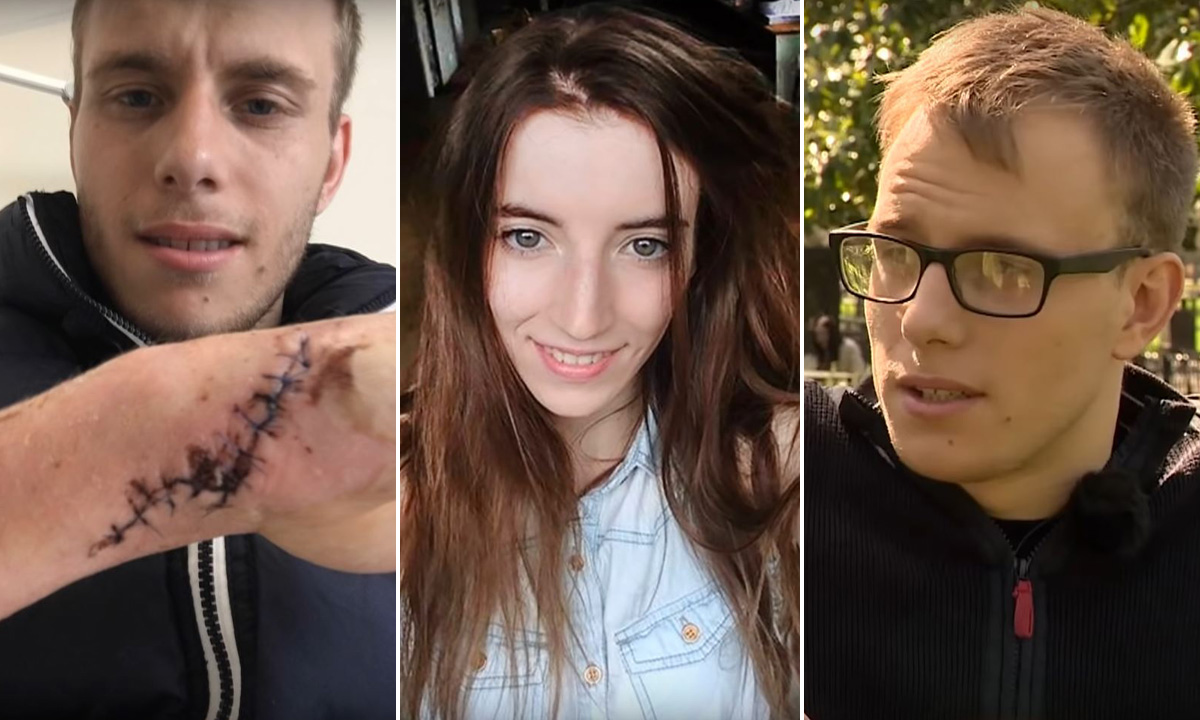 Alex Skeel (lijevo i desno), Jordan Worth