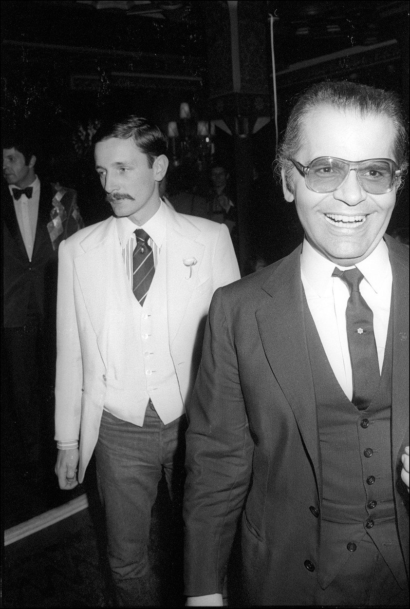 Jacques De Bascher i Karl Lagerfeld snimljeni 1978. godine
