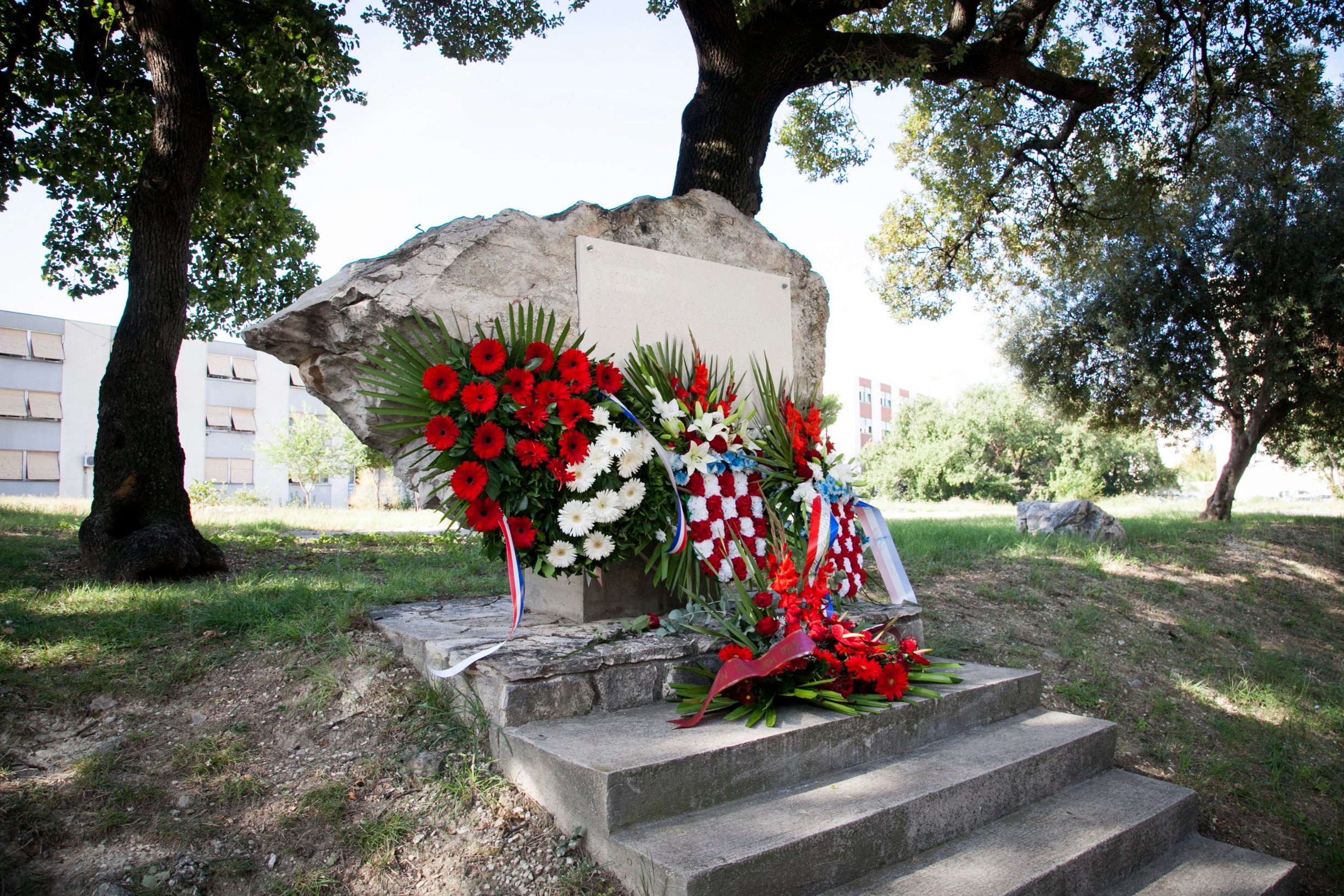 spomenik Prvom splitskom partizanskom odredu - arhivska fotografija