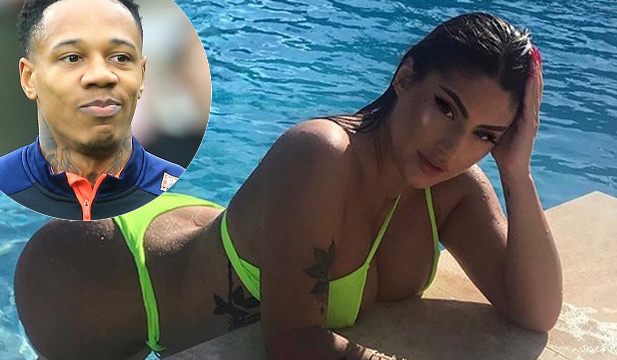 Nathaniel Clyne (u krugu) i Estelle Morain