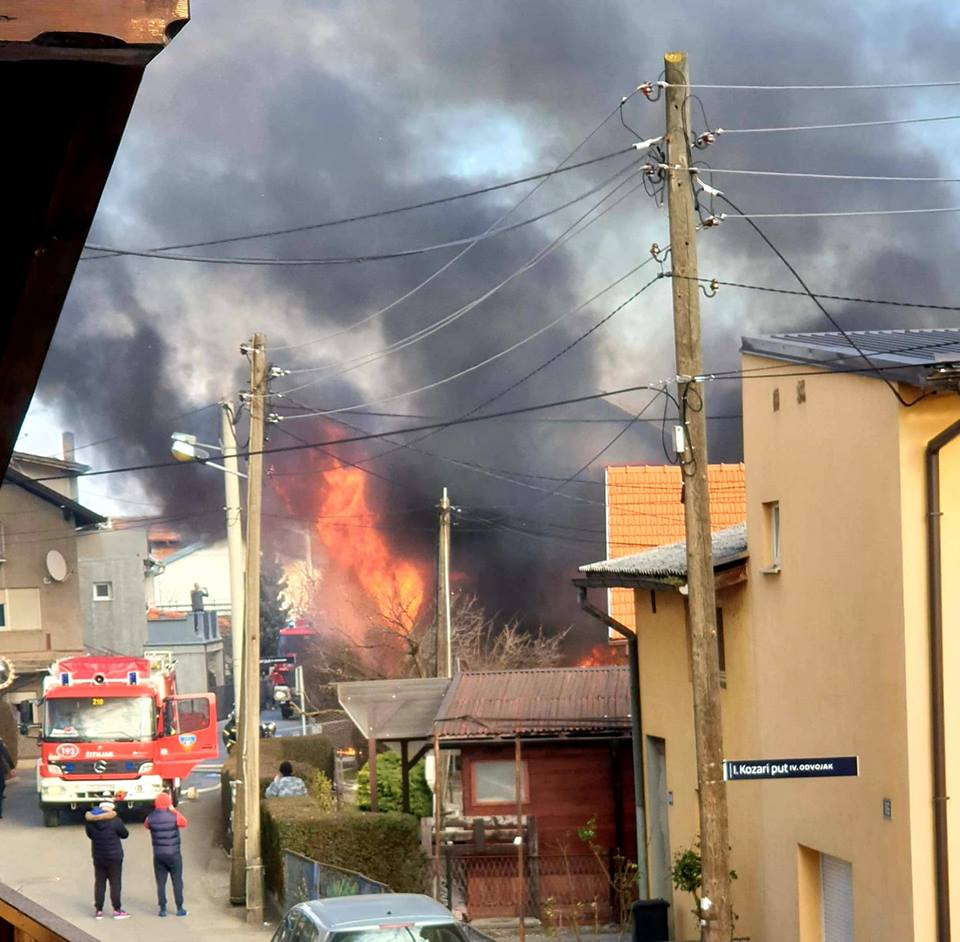 Požar na Kozari boku