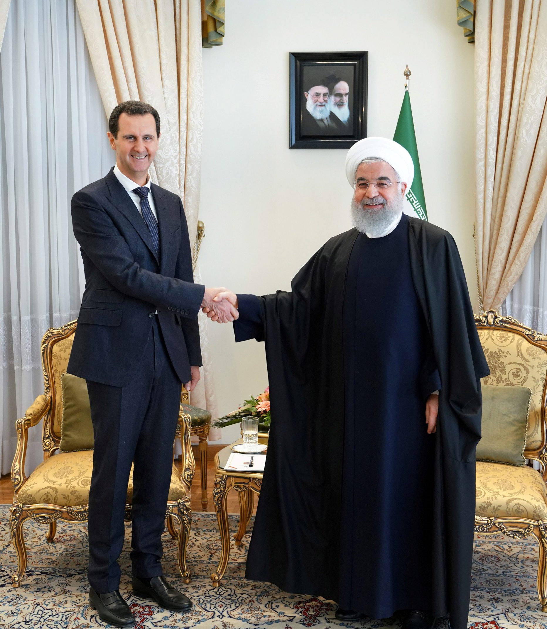Bašar al-Asad i Hasan Rohani