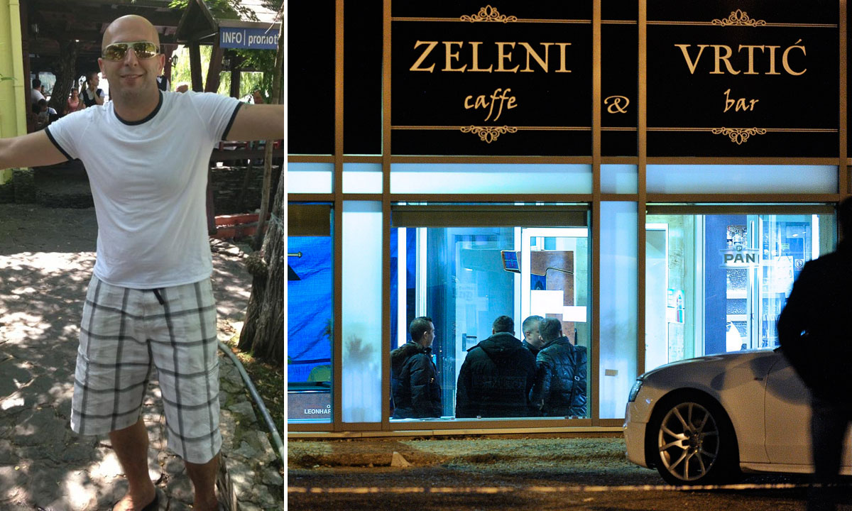 Tunjo Marković (lijevo); očevid u Zelenom vrtiću (desno)