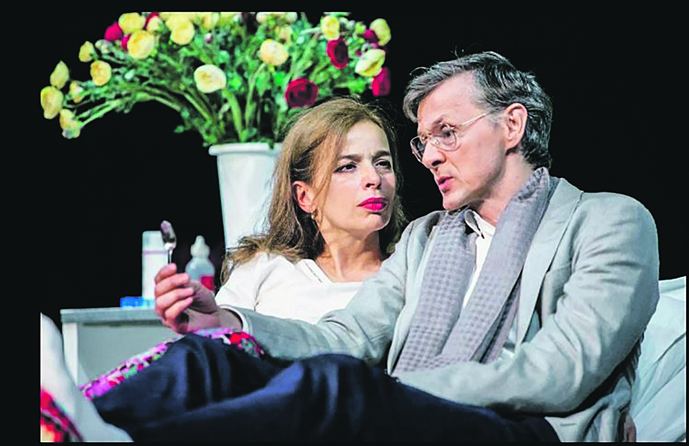 Alma Prica kao Eugenija, glumica na umoru, i Livio Badurina kao Igor, Ksenijin suprug