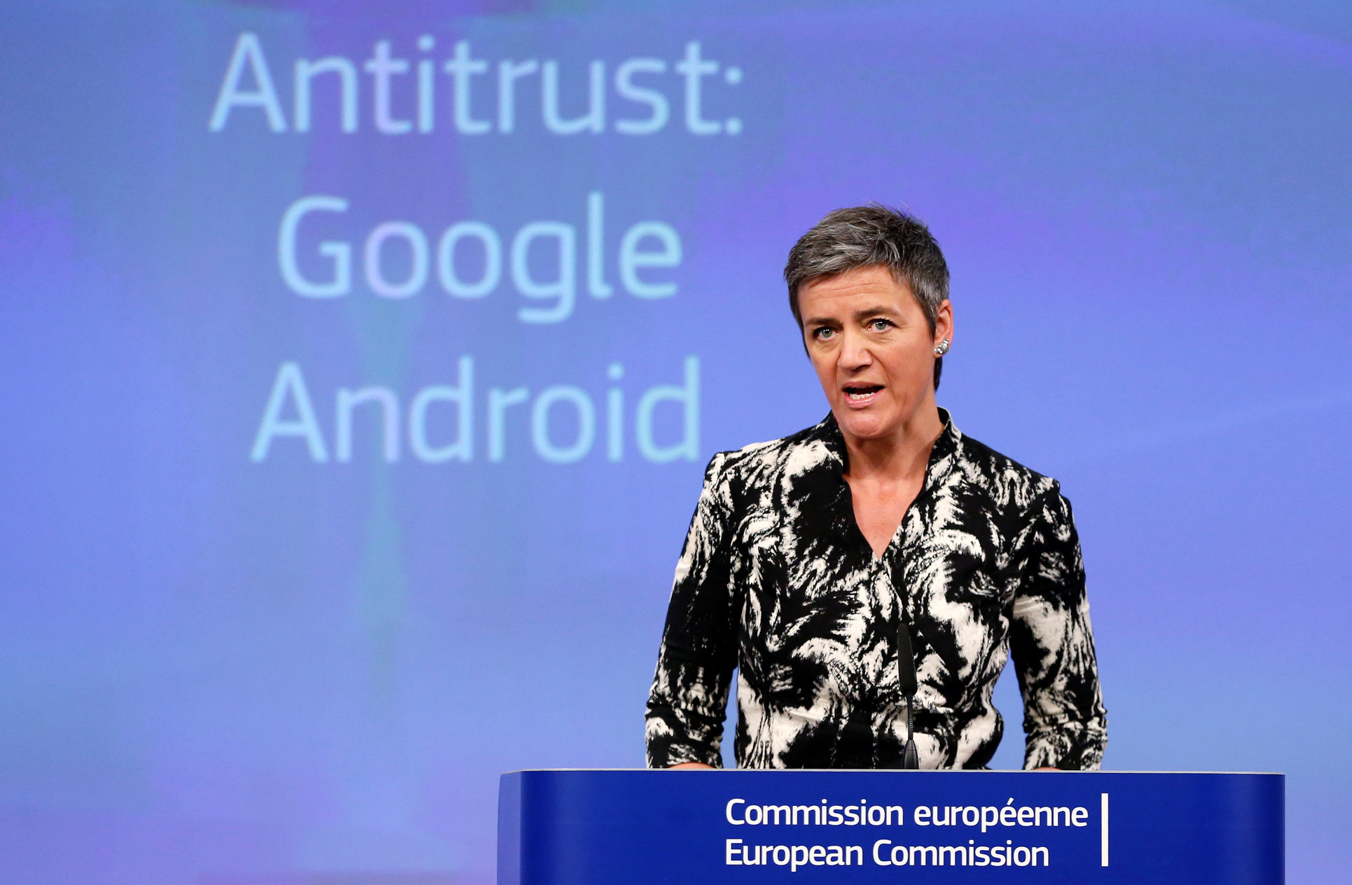 Europska povjerenica za tržišno natjecanje Margrethe Vestager