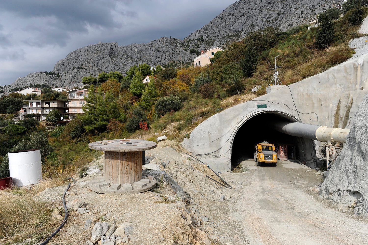 Gradnja obilaznice u Omišu