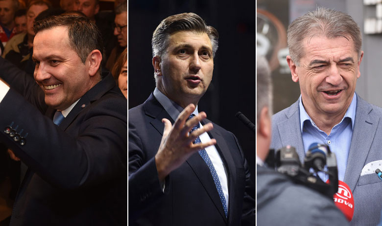 Marijan Kustić, Andrej Plenković i Darko Milinović