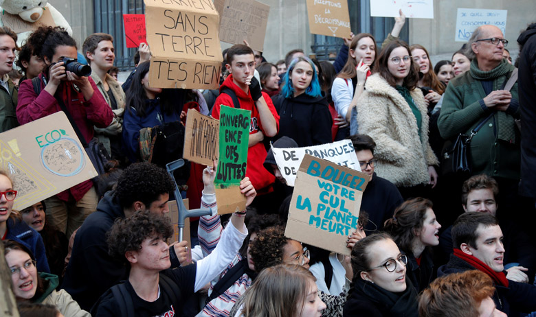 Prosvjed mladih u Francuskoj u sklopu inicijative Fridays for Future