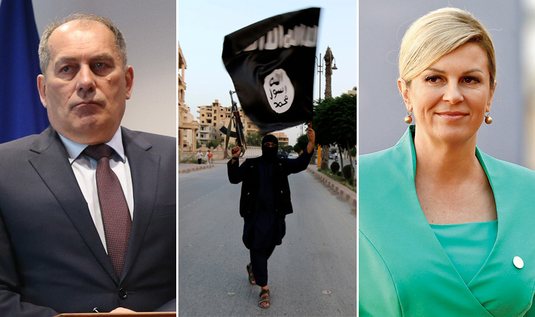 Dragan Mektić (L), Kolinda Grabar-Kitarović (D)