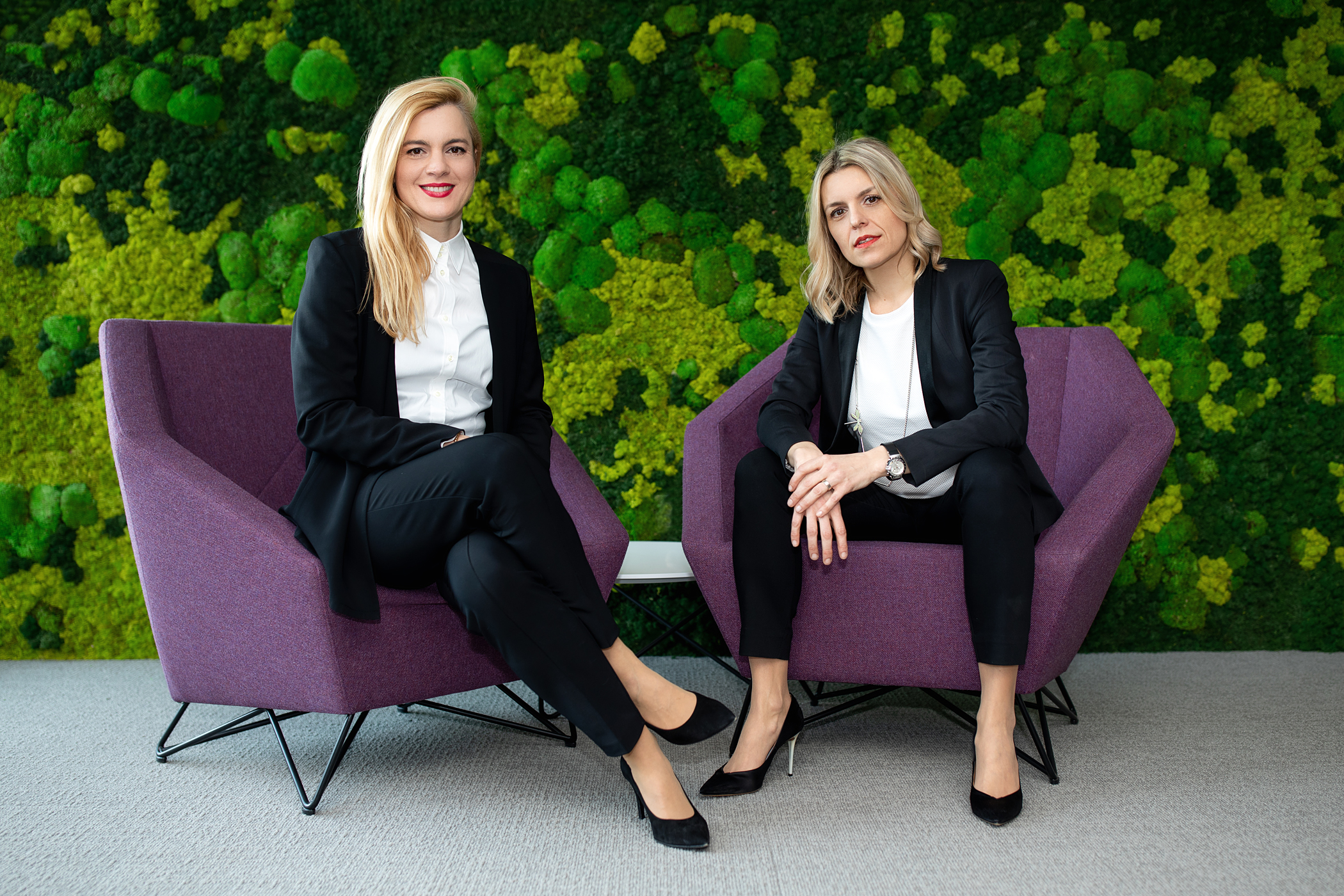 Jana Mahmet, direktorica Službe za suradnju s brokerima i Ana Kovačević, direktorica Sektora imovinskih i korporativnih osiguranja