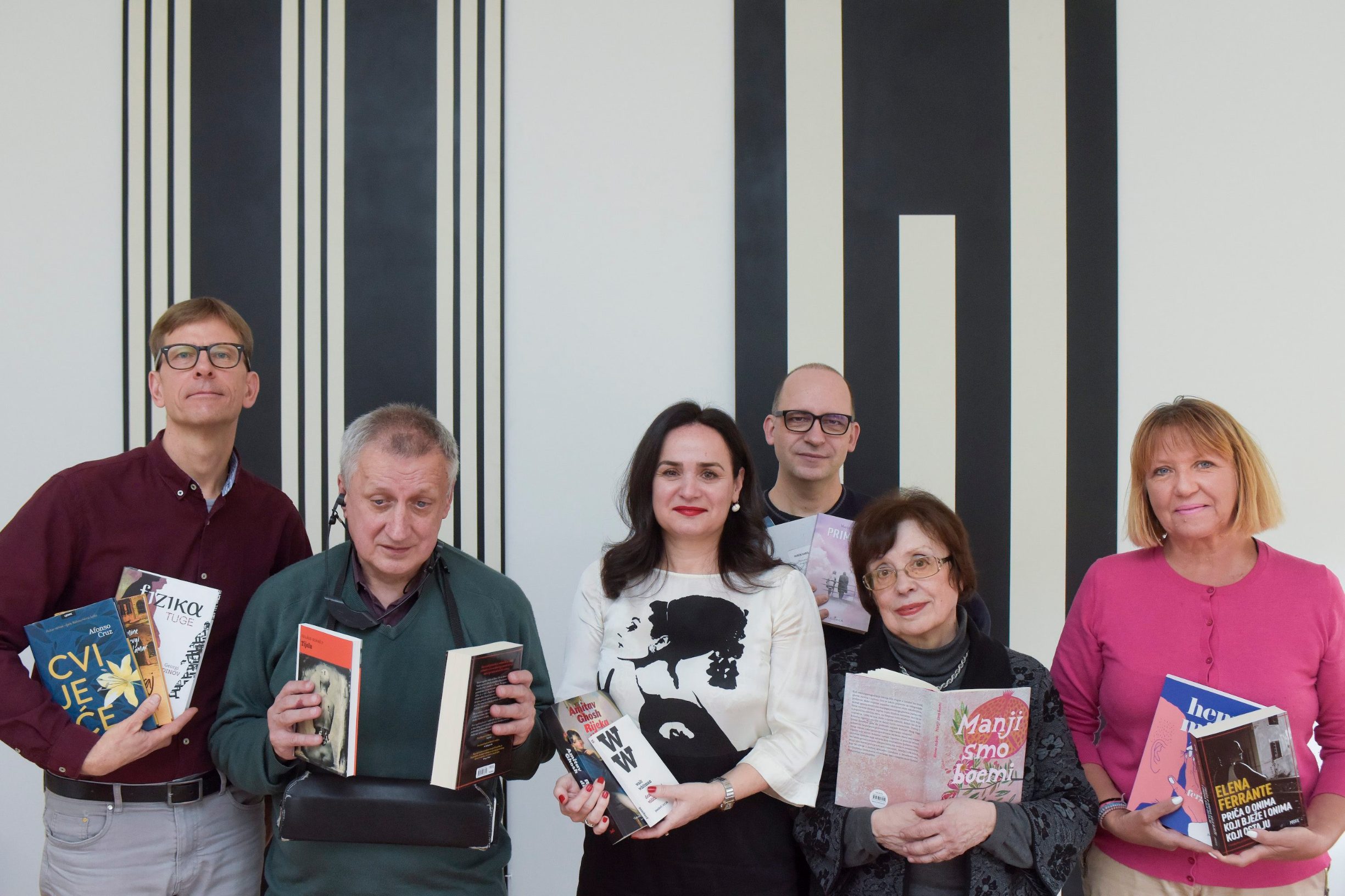 Na fotografiji: Svjetlan Lacko Vidulić, Sead Muhamedagić, Iva Hraste Sočo, Marko Kovačić, Vjera Balen-Heidl i Tatjana Tarbuk