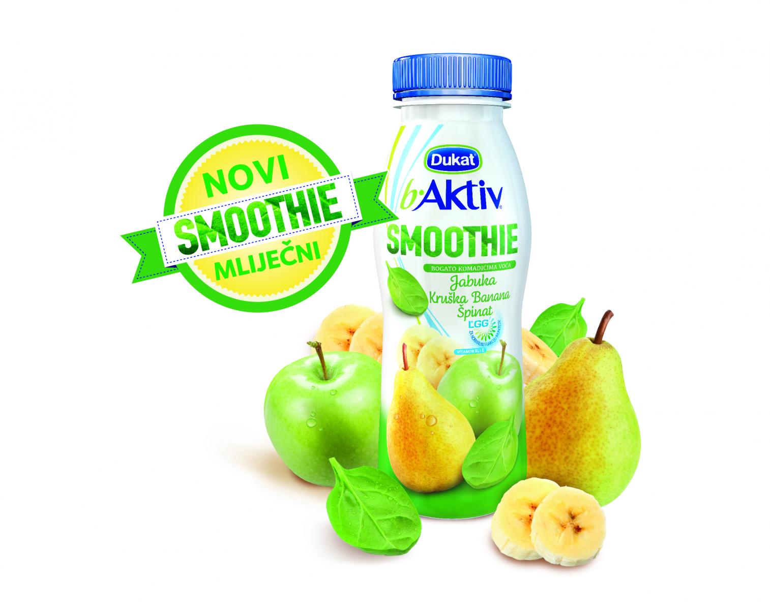 Kao svi smoothieji iz ove linije, i ovaj sadrži LGG® te vitamine B6 i E.