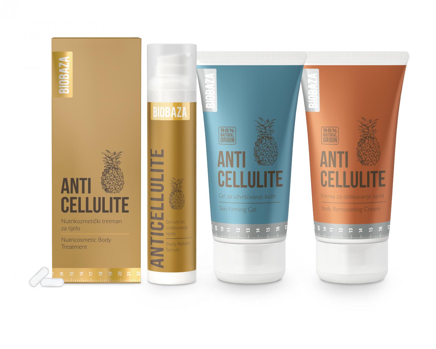 Novitet u Biobazinoj anticelulitnoj njezi su BODY REFORM kapsule - dodatak prehrani s biranim sastojcima.