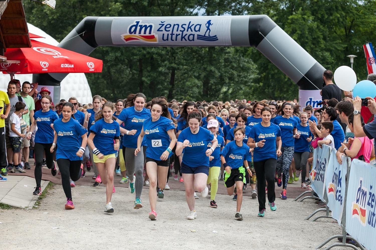 Na utrci se očekuje više od 5.000 sudionica i malih sudionika koji će trčati u jednoj od tri utrke.