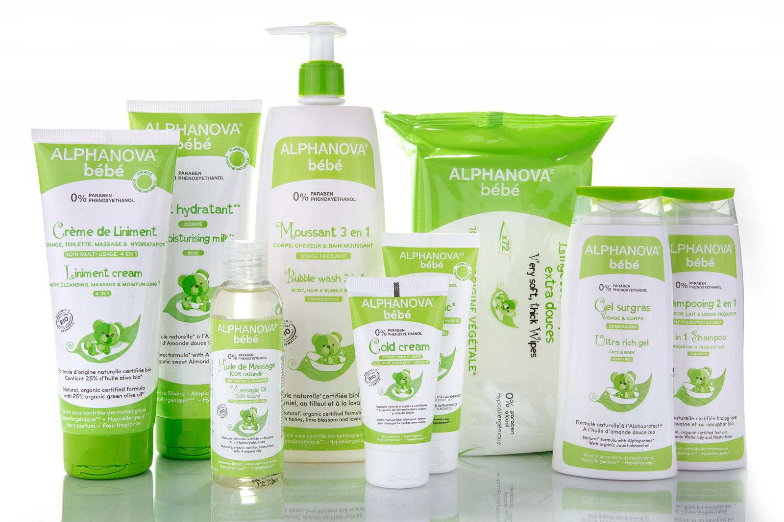 ALPHANOVA bébé proizvodi sadrže i inovativnu prirodnu Alphaprotect formulu.