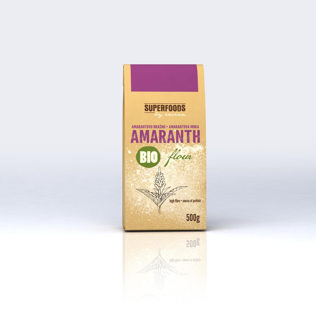 Amarant je žitarica koja obiluje bjelančevinama, vlaknima i nezasićenim masnim kiselinama. Poželjno je da se u receptima 20% brašna zamijeni brašnom amaranta kako bi se povećala hranjiva vrijednost hrane.
Prirodno ne sadrži gluten i spada u niskoalergene namirnice.