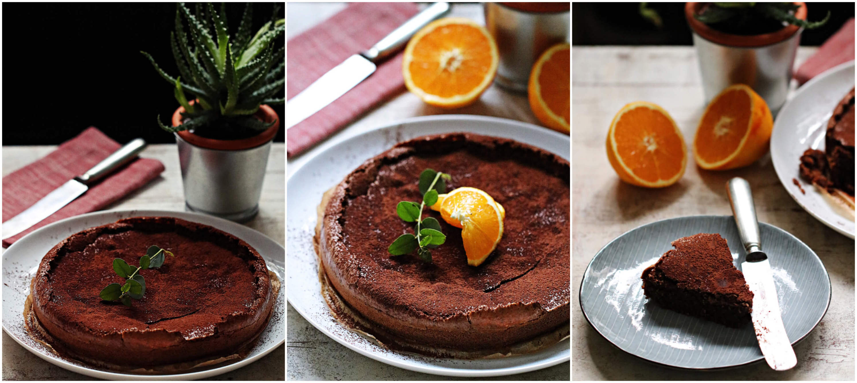 U originalu se torta Caprese posipa šećerom u prahu, no meni je draži gorki kakao.