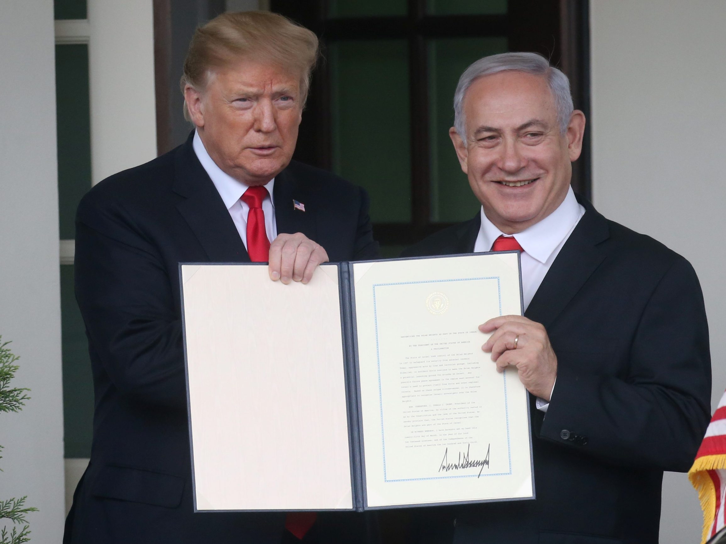 Donald Trump i Benjamin Netanyahu