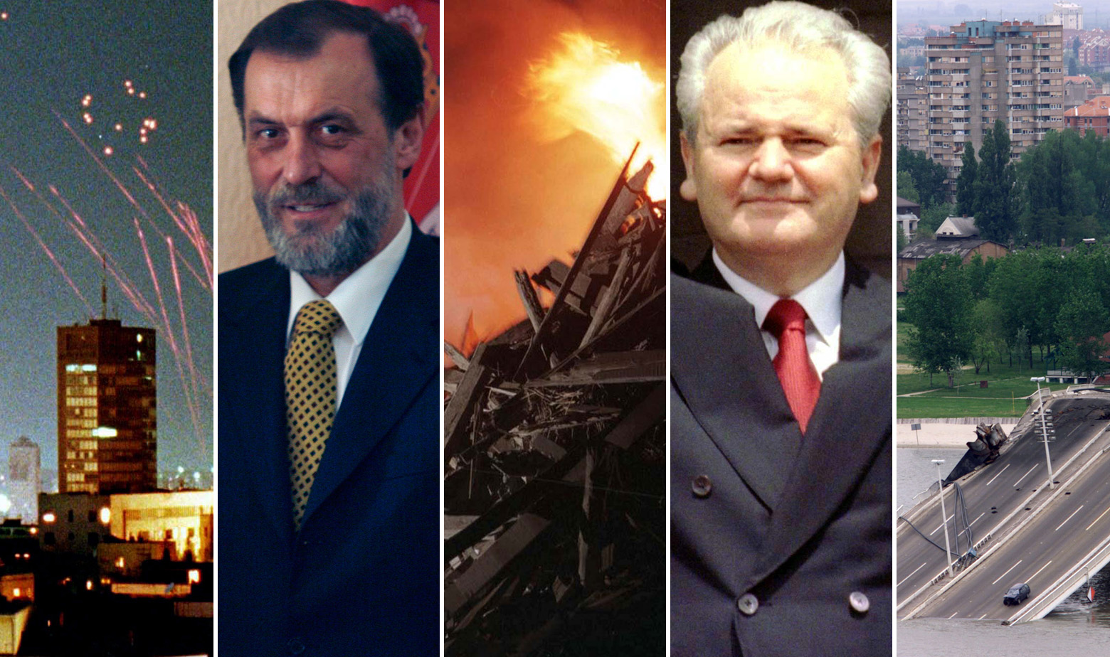 Prizori bombardiranja Beograda, Prištine i Novog Sada 1999., Vuk Drašković i Slobodan Milošević