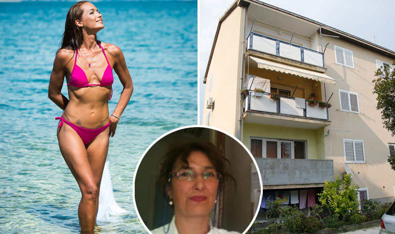 Fani Čapalija (lijevo), splitska liječnica Asja Tukić i zgrada u kojoj je ubijena (desno)