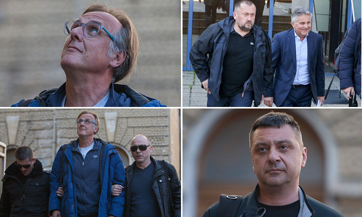 Domagoj Klarić (lijevo gore),  Dragutin Pavletić (desno gore) i Gianni Rossanda (desno dolje)