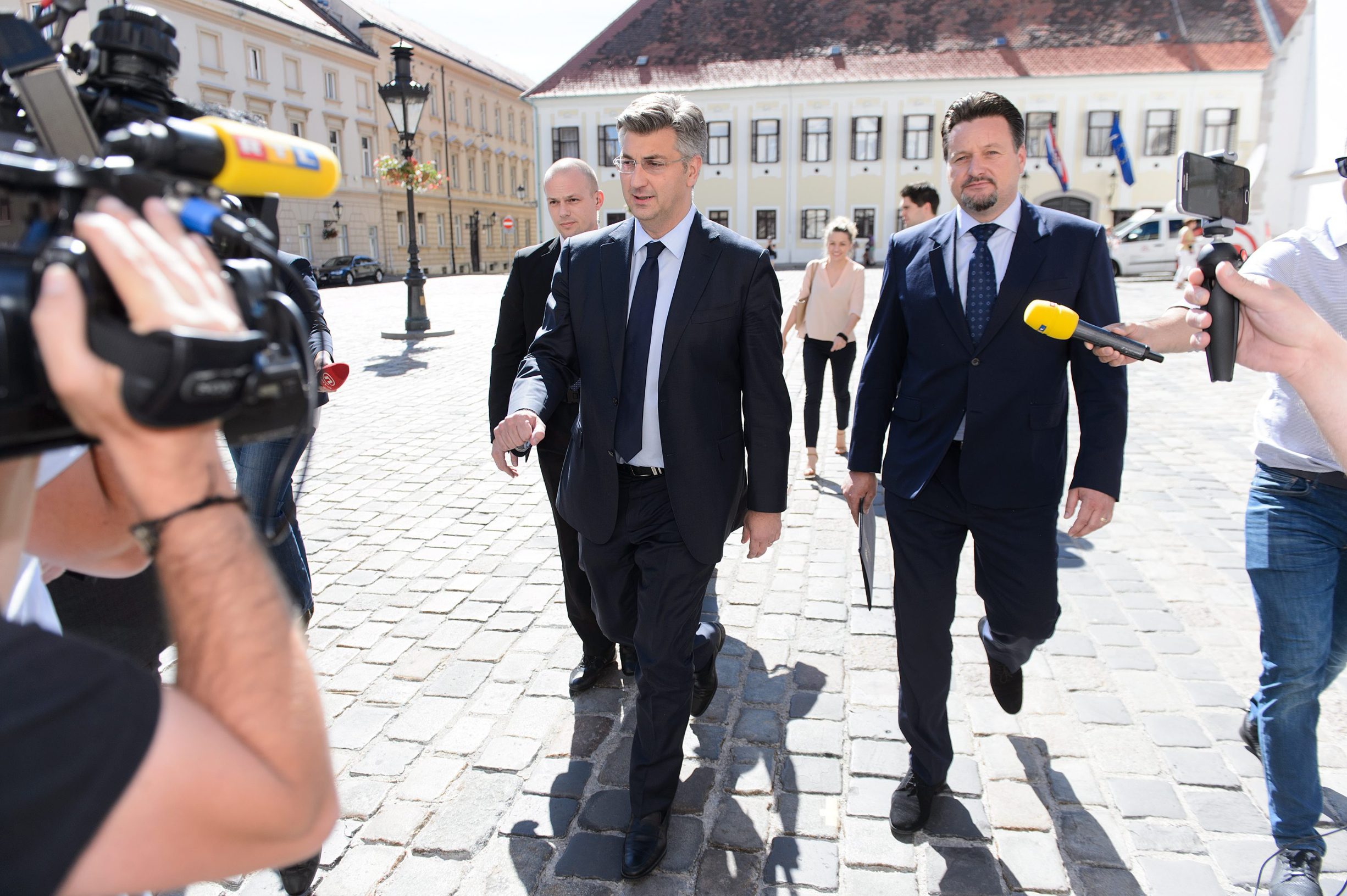 Andrej Plenković i Lovro Kuščević