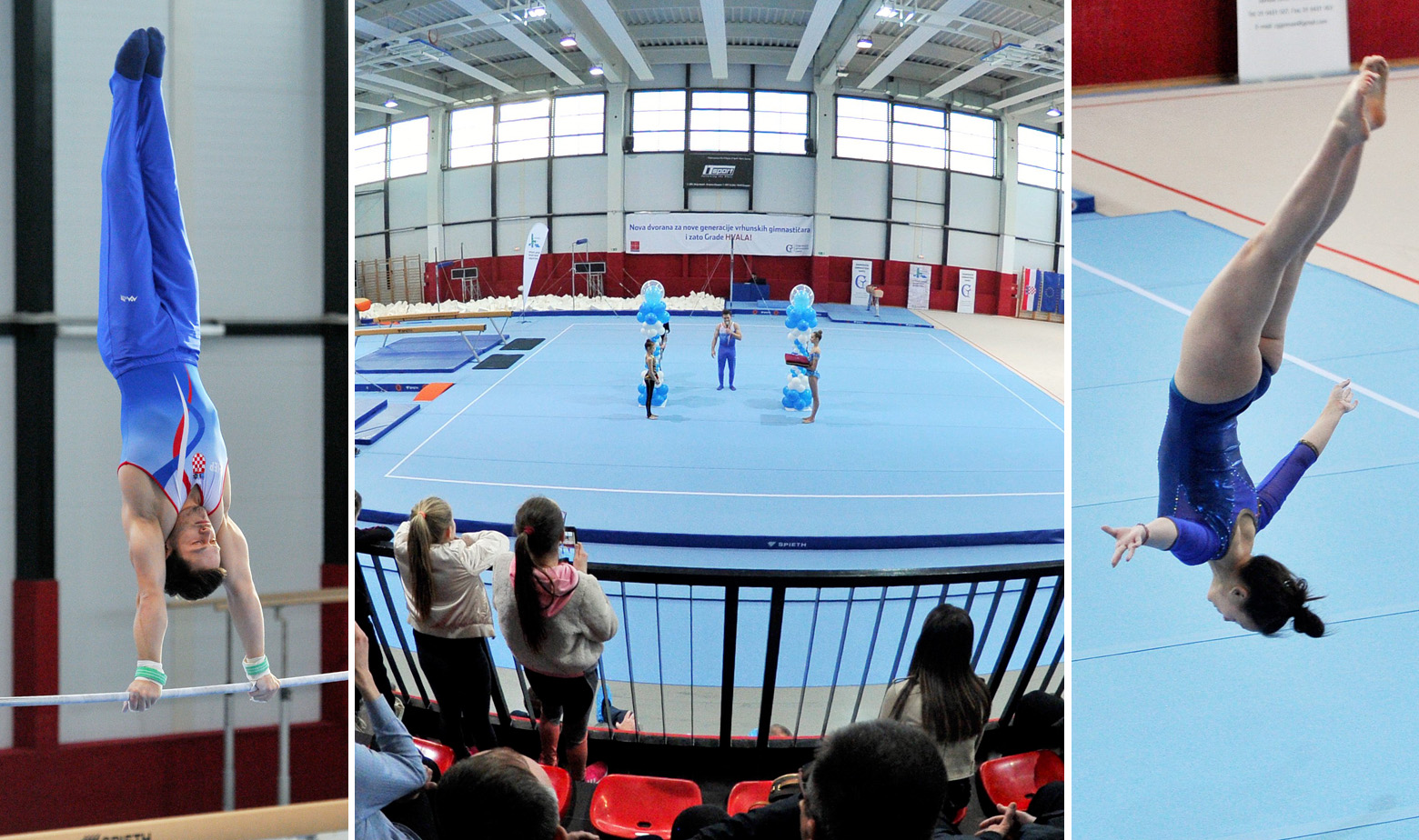 Tin Srbić, dvorana u Lučkom, gimnastičarka u skoku