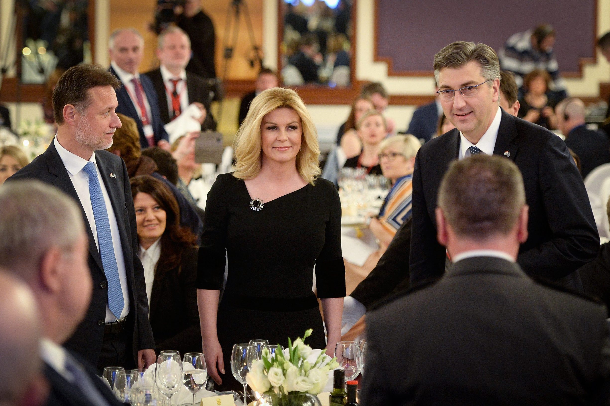 Gordan Jandroković, Kolinda Grabar-Kitarović i Andrej Plenković