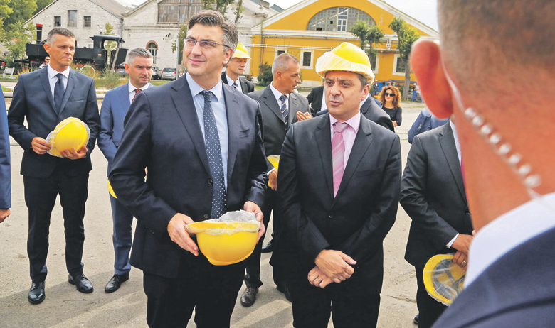 Andrej Plenković i Gianni Rossanda