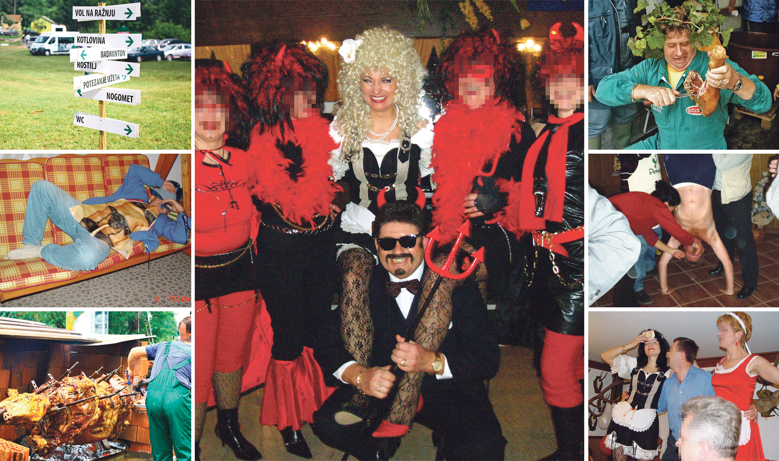 Scene sa zabava Pevecovih