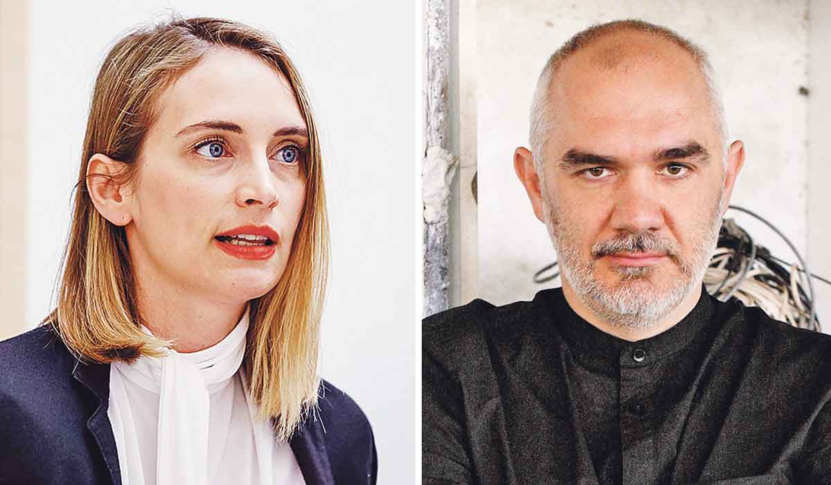 Ivana Andabaka, ravnateljica HDLU; Antonio Grgić iz Nakladništva UHA-e