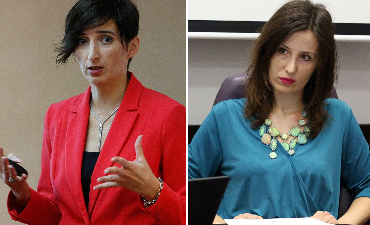 Marijana Puljak (lijevo) i Dalija Orešković (desno)