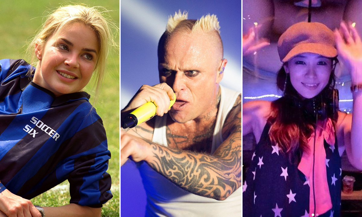 Gail Porter, Keith Flint i Mayumi Kai