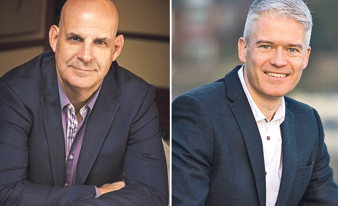 Harlan Coben (lijevo) i T. M. Logan (desno)