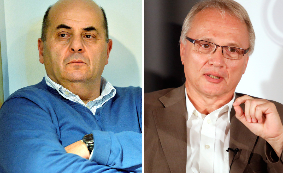 Ivo Goldstein (lijevo) i Neven Budak (desno)