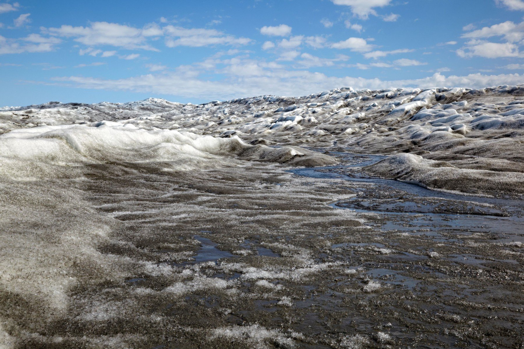 Led se topi na Grenlandu
