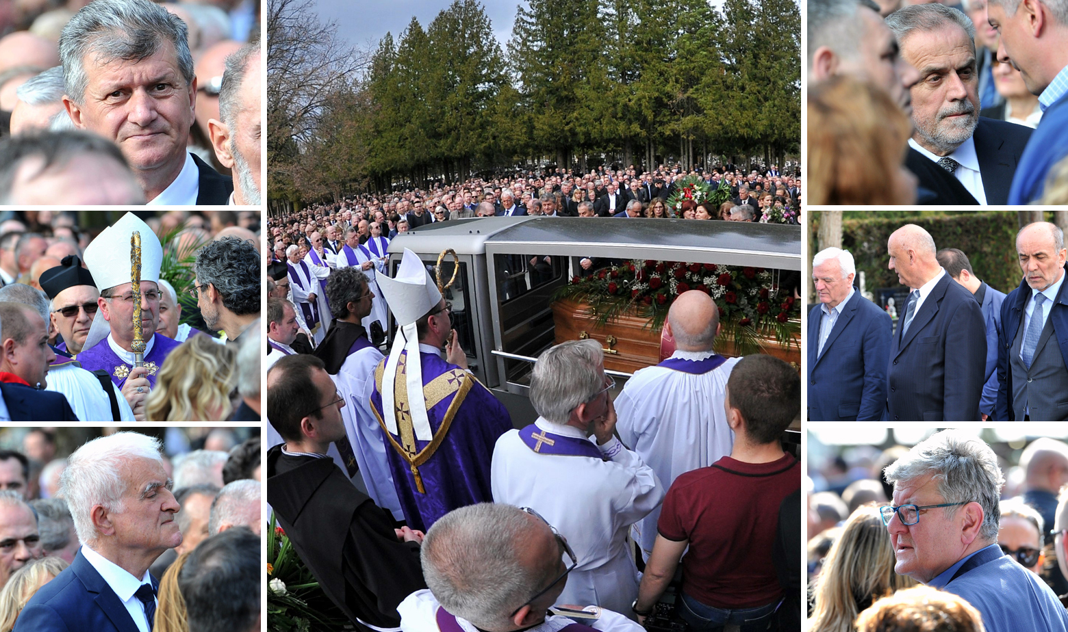 Mnoge poznate osobe iz javnog života bile su na pogrebu dr. Vlade Jukića