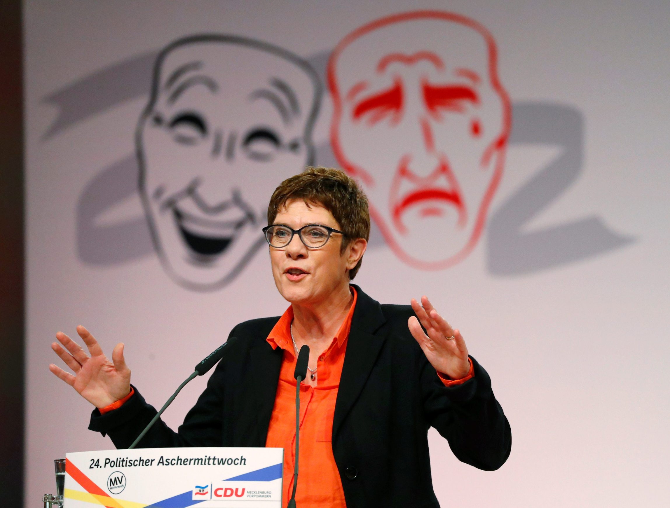 Annegret Kramp-Karrenbauer, predsjednica CDU-a, održala je tradicionalni politički govor na Pepelnicu