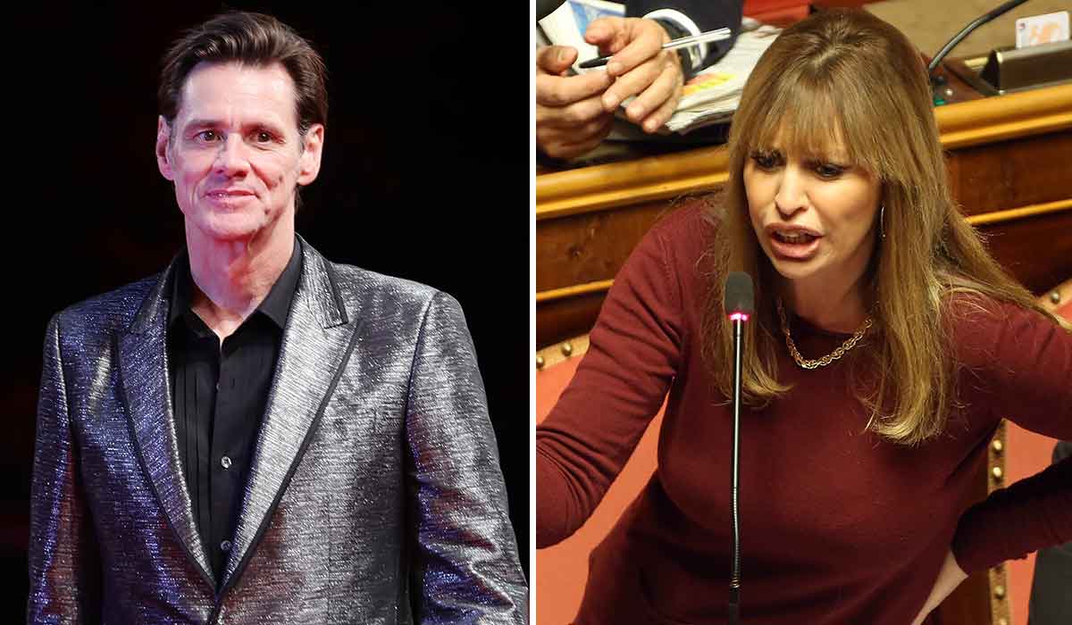Jim Carrey, Alessandra Mussolini