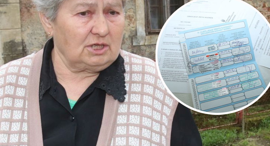 Dragica Strnad je novinarima pokazala dokumente koji pokazuju da je pas bio cijepljen